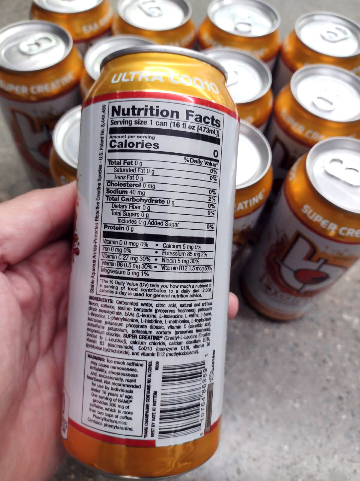 Bang Energy Drinks 12 Pack